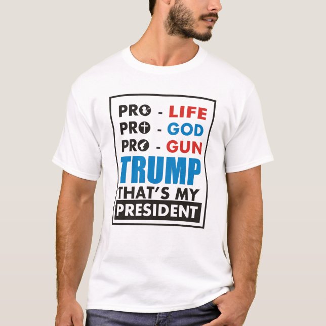 Pro Life Trump Fetus Bird New Born T Shirt (Framsida)