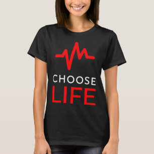 Pro Life väljer livstidsbaserad text mot abort T Shirt