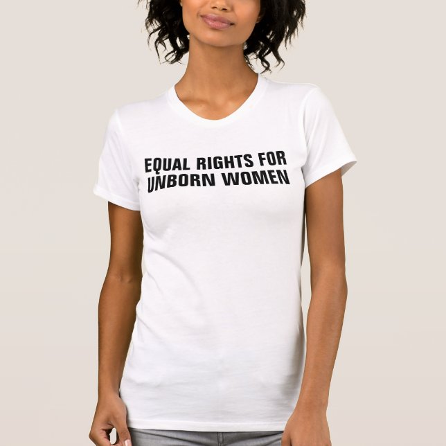 PRO-liv kvinna T-tröja T-shirt (Framsida)