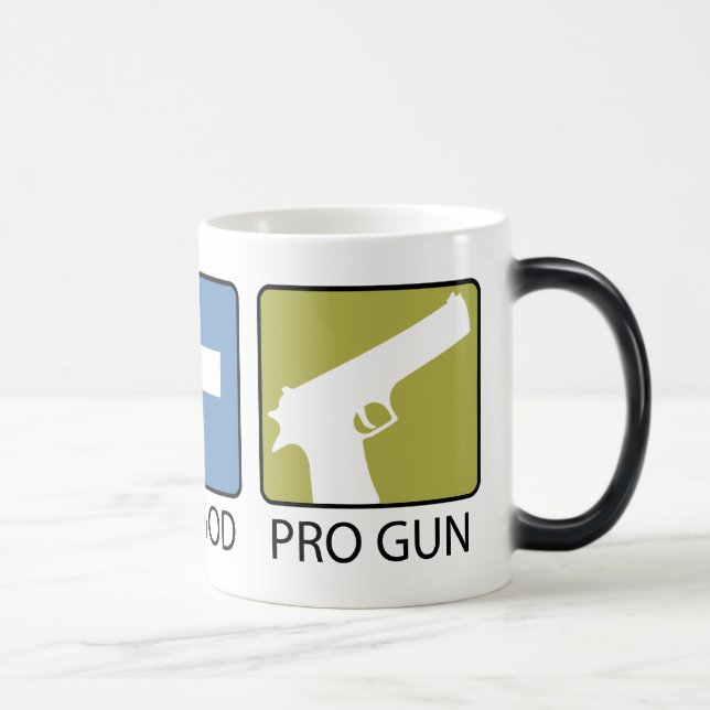 Pro liv Pro gud, Pro vapen Magisk Mugg (Höger)