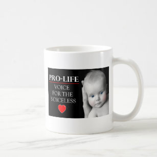Pro-Liv uttrycker för det tonlöst Kaffemugg