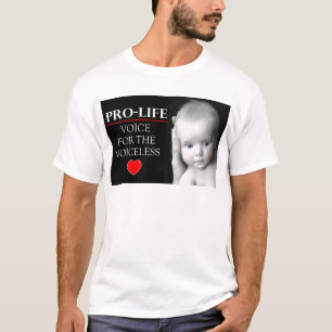 Pro-Liv uttrycker för det tonlöst T-shirt