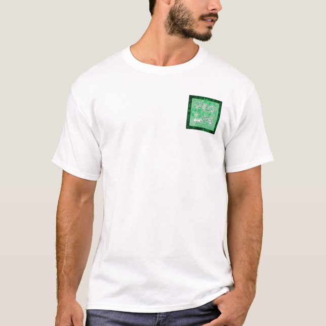 Pro livgröntlogotyp tee shirt (Framsida)