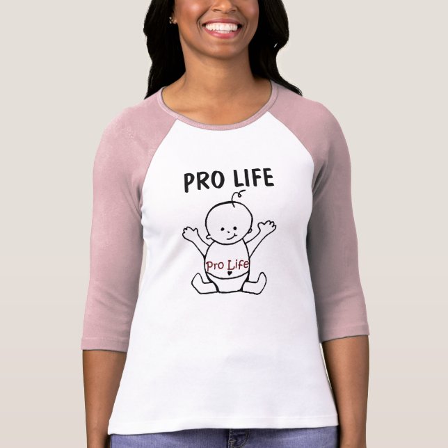 Pro livskjorta tee shirt (Framsida)
