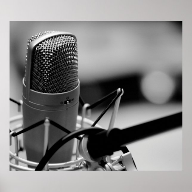 PRO MICROPHONE POSTER (Framsidan)