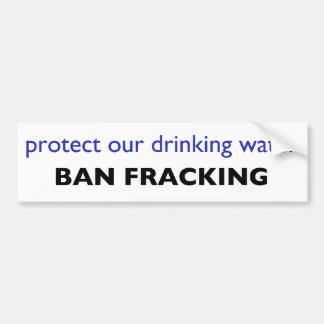 pro-miljö anti-fracking bildekal