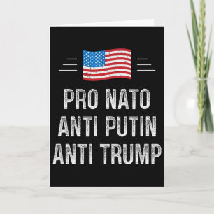 Pro Nato - Anti Putin - Anti Trump - Retro stil - Kort