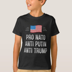 Pro Nato - Anti-Putin - Anti Trump - Retro Stil T Shirt