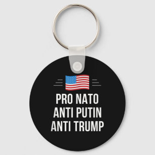 Pro Nato - Anti-Putin - Anti Trump - Small Nyckelring