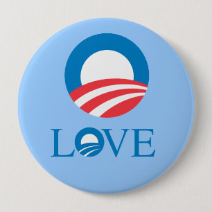 Pro-Obama - KÄRLEK -- Knapp