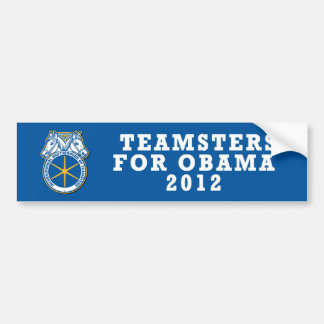 Pro-Obama klistermärkeTeamsters 2012 Bildekal