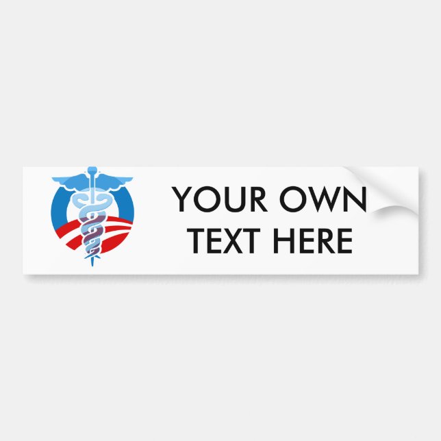 Pro-Obama omsorg Bildekal (Framsidan)