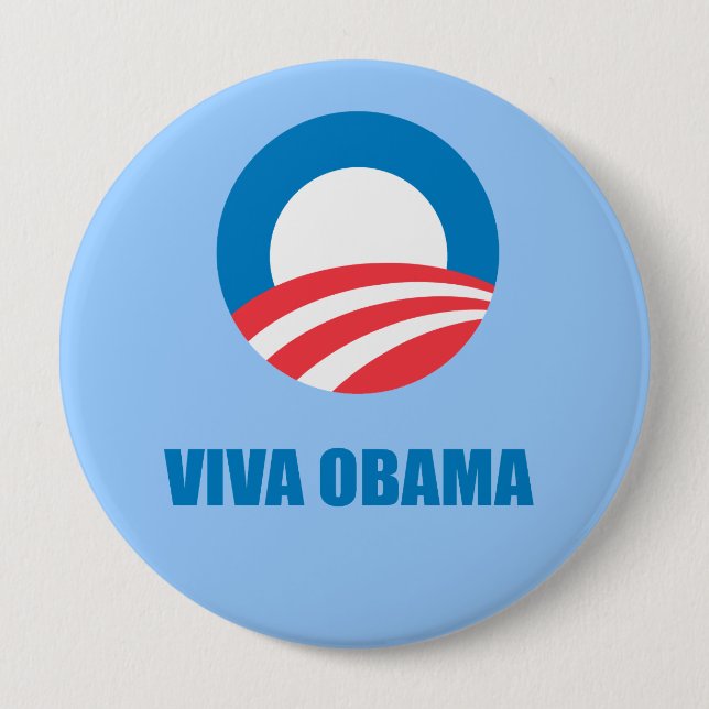 Pro-Obama - VIVA OBAMA Knapp (Framsida)