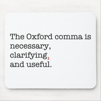 Pro-Oxford komma Musmatta