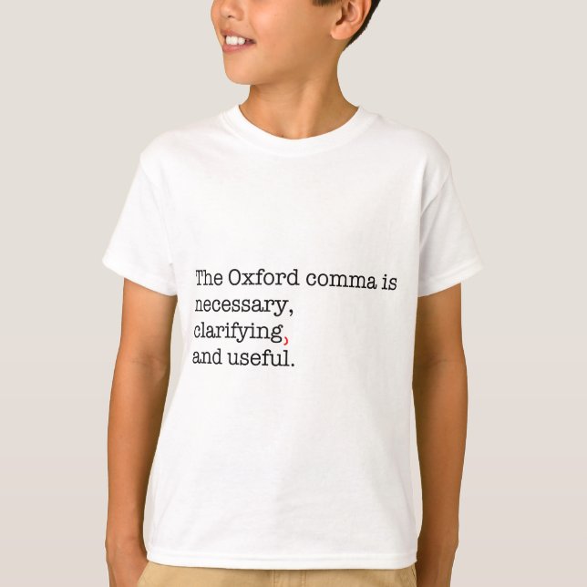 Pro-Oxford komma T Shirt (Framsida)