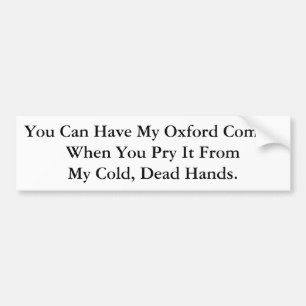 Pro Oxford kommabildekal Bildekal