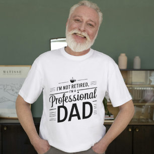Pro Pappa: Humör pensionerad Toppen Pappa T Shirt