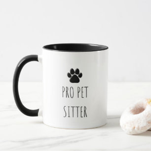 'Pro Pet Sitter' för hundpromenadledare och djurvå Mugg