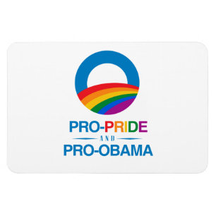 Pro-Pride och Pro-Obama Magnet