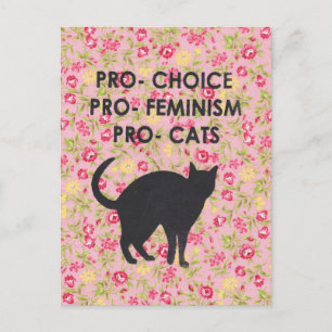 Pro-Primat/feminism/katter Vykort