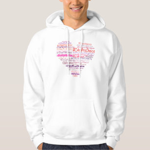 Pro primat med hjärta sweatshirt med luva