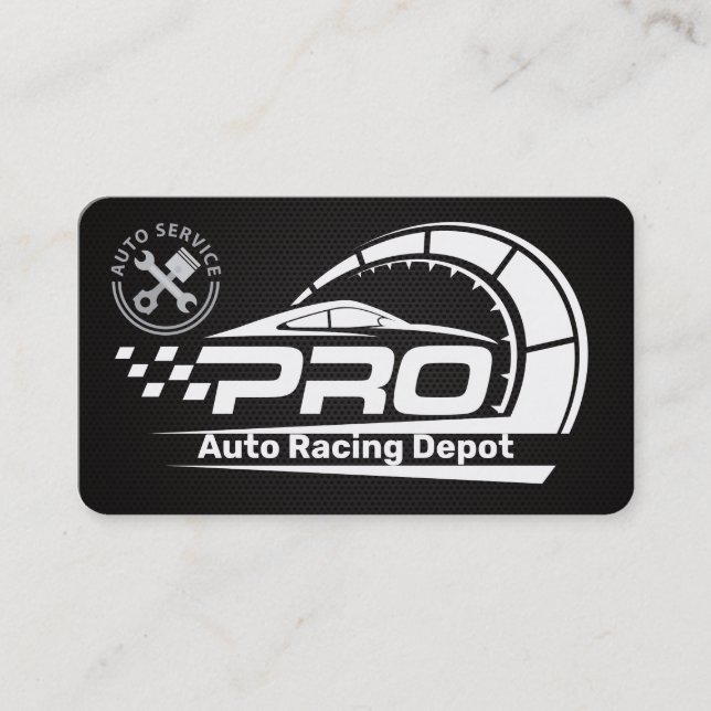 Pro Racing Auto Parts Services | Tekniker Visitkort (Framsida)