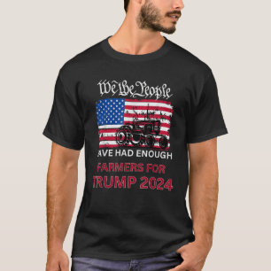Pro Republican JORDBRUKARE för TRUMP 2024 T Shirt