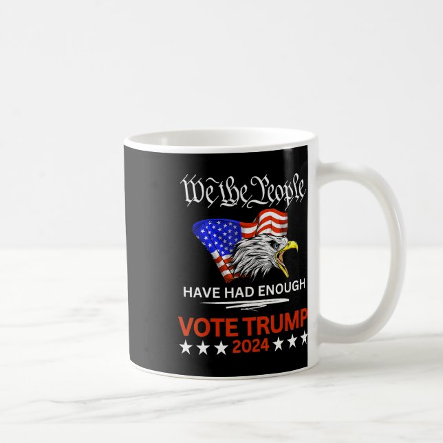 Pro Republikan Rösta Trump Vi Folket Har Hade E Kaffemugg (Höger)