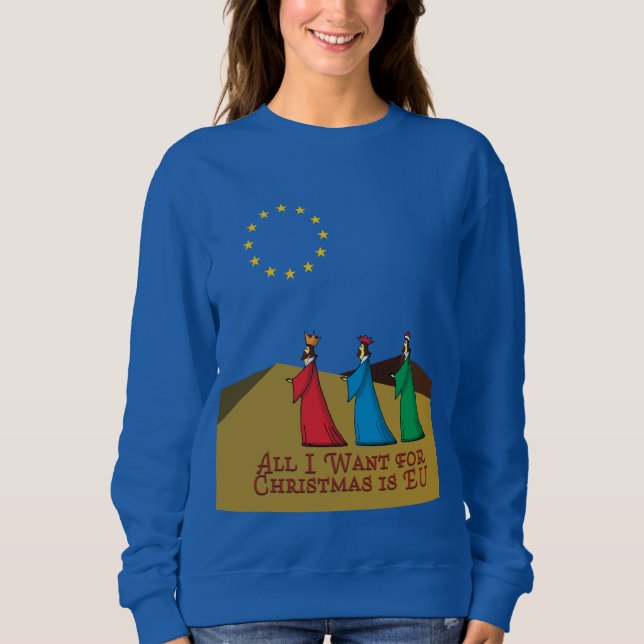 Pro Rester Anti Brexit-programmet - Jumper under j T Shirt (Framsida)