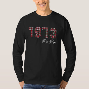 Pro Roe 1973 Buffalo Play Womens Höger Abortion T Shirt