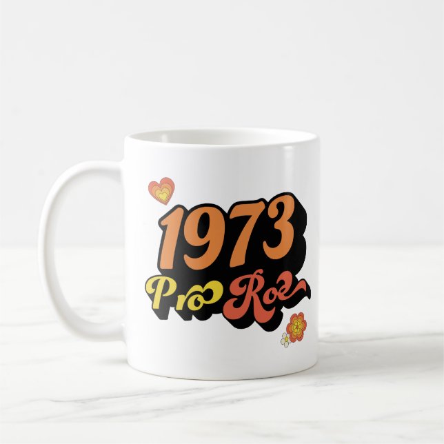 PRO ROE 1973 KAFFEMUGG (Vänster)