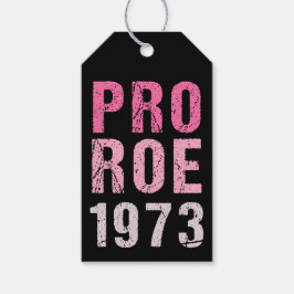 Pro Roe 1973 Presentetikett