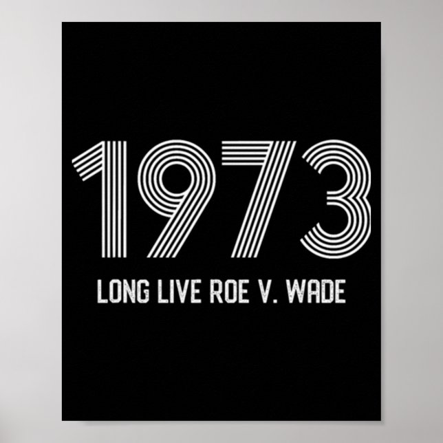 Pro Roe Pro-protektionistiskt förbud mot abort Poster (Framsidan)