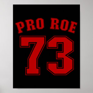 Pro Roe Roe V Wade Kvinnors Höger Feminist Poster