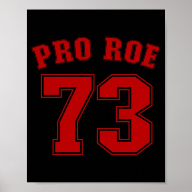 Pro Roe Roe V Wade Kvinnors Höger Feminist Poster (Framsidan)