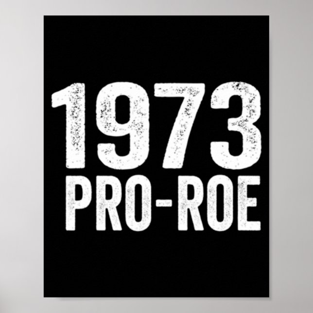Pro Roe v Wade Pro Choice Feminism Poster (Framsidan)