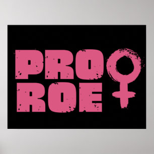 Pro Roe Women's Höger Ord Art Poster