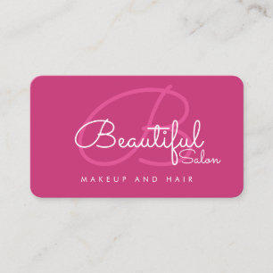 pro rosa kontakt-kort/skönhetsalongmonogram