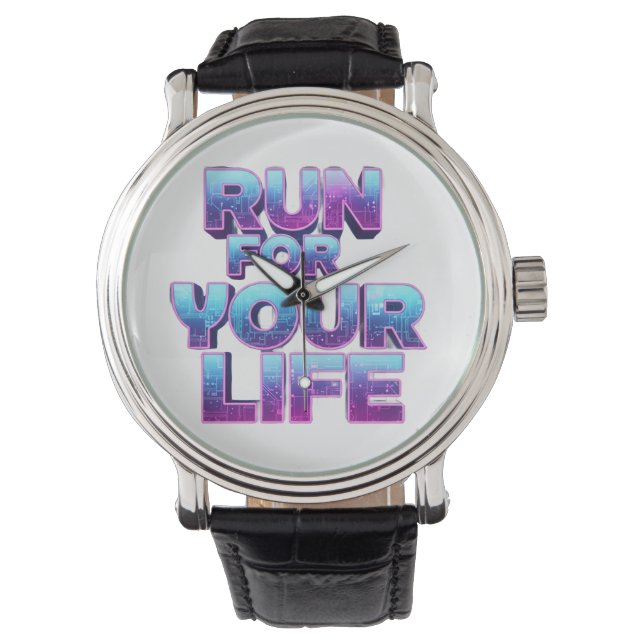 Pro Running Motivation Armbandsur (Framsida)
