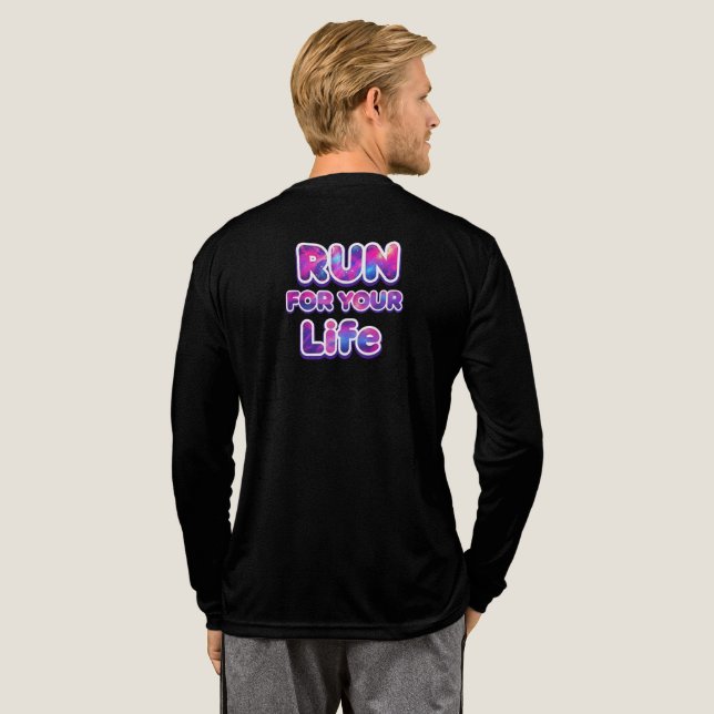 Pro Running Motivation T Shirt (Hel baksida)