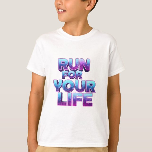 Pro Running Motivation T Shirt (Framsida)