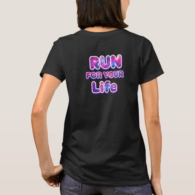 Pro Running Motivation T Shirt (Baksida)
