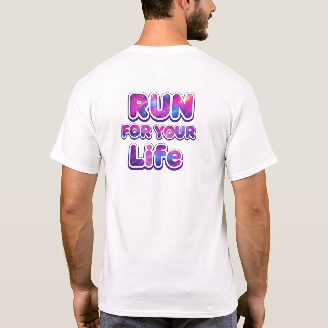Pro Running Motivation T Shirt (Baksida)
