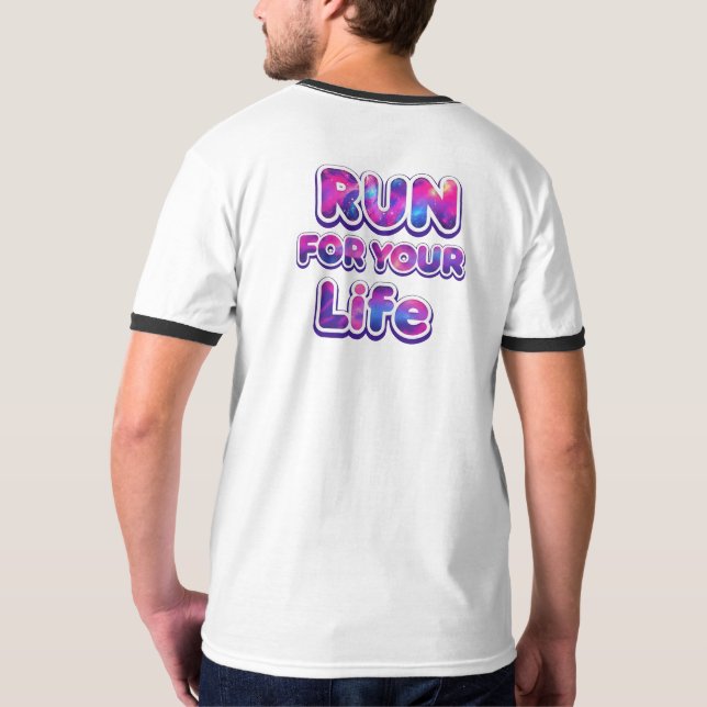 Pro Running Motivation T Shirt (Baksida)