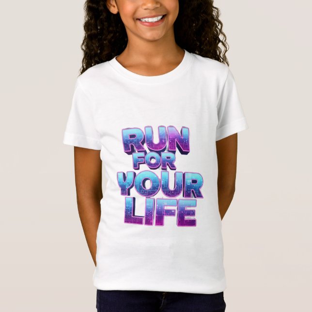 Pro Running Motivation T Shirt (Framsida)