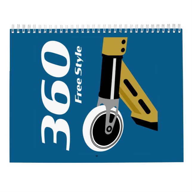 Pro Scooter Free Rider-trick Kalender (Baksida)