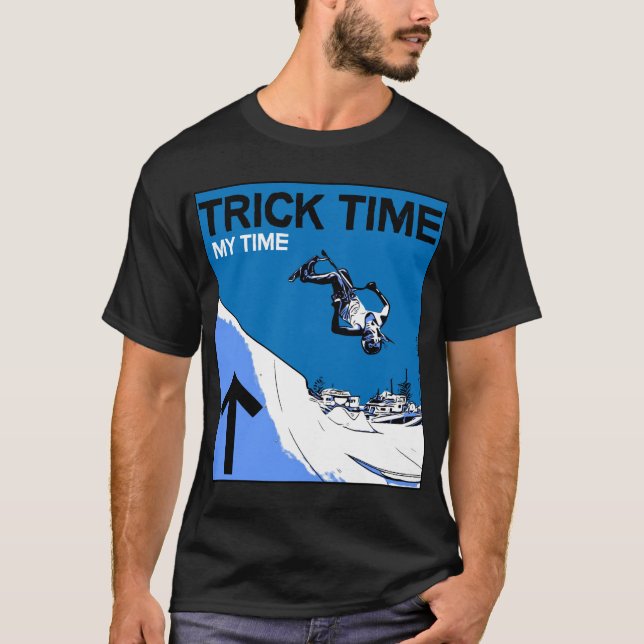 Pro Scooter Free Rider-trick T Shirt (Framsida)