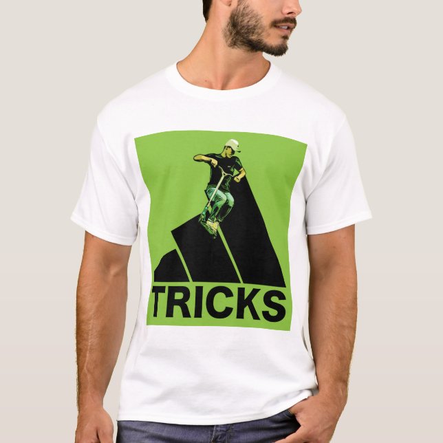 Pro Scooter Free Rider-trick T Shirt (Framsida)