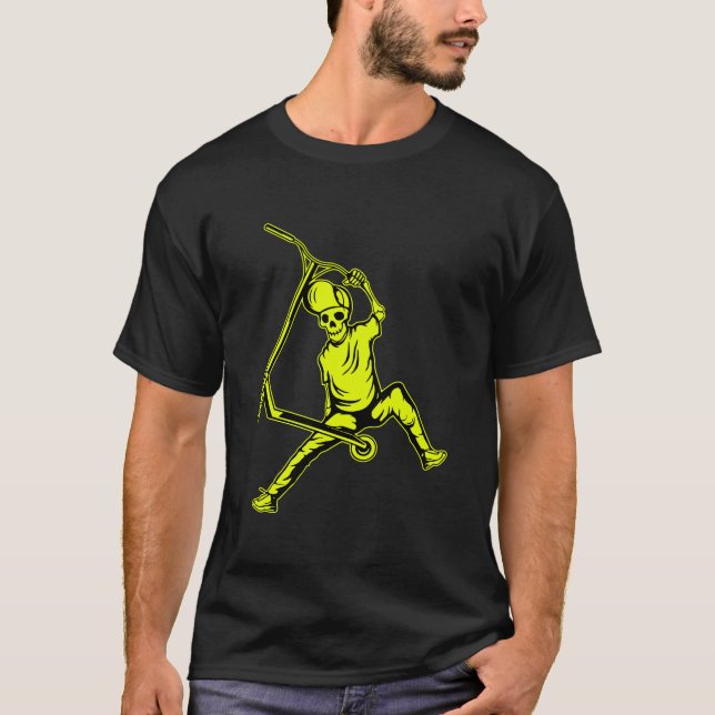 Pro Scooter Free Rider-trick T Shirt (Framsida)