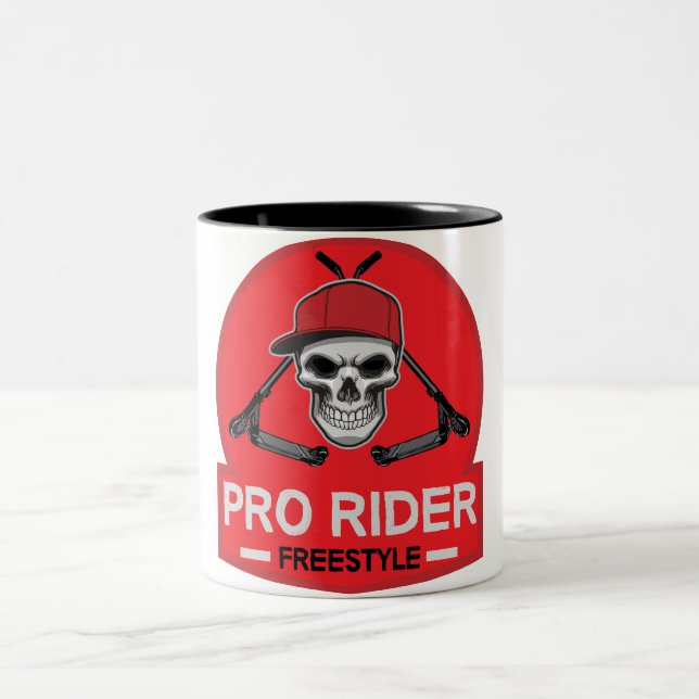Pro Scooter Free Rider-trick Två-Tonad Mugg (Center)